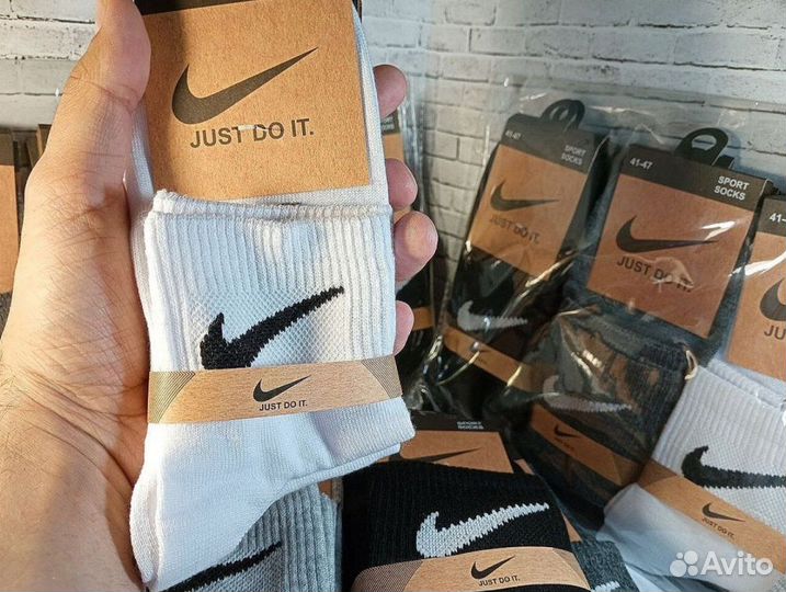 Мужские носки Nike хлопок