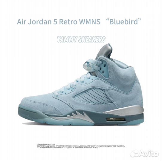 Nike air Jordan 5 retro bluebird