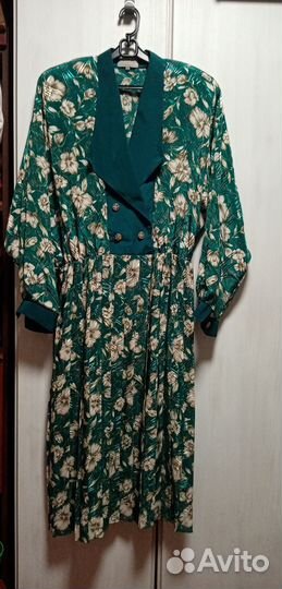 Винтажное платье XXL