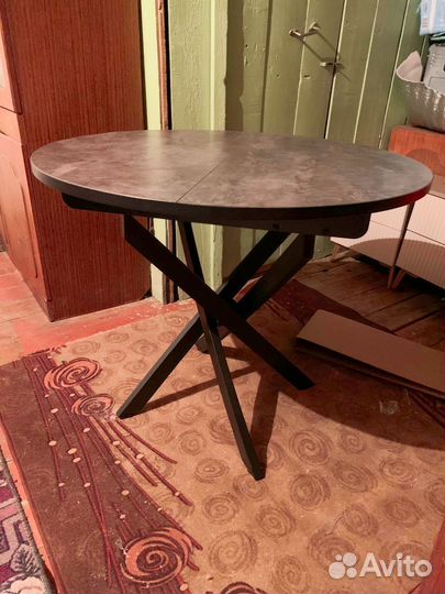 Стол обеденный круглый раздвижной