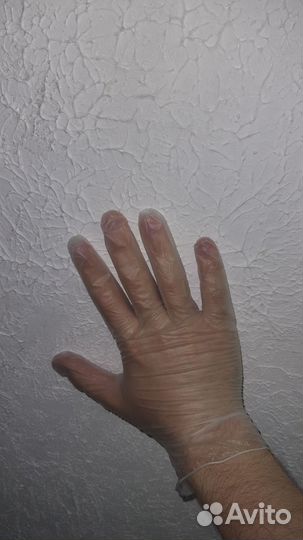 Перчатки виниловые