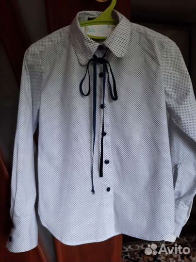 Школьная блузка 128