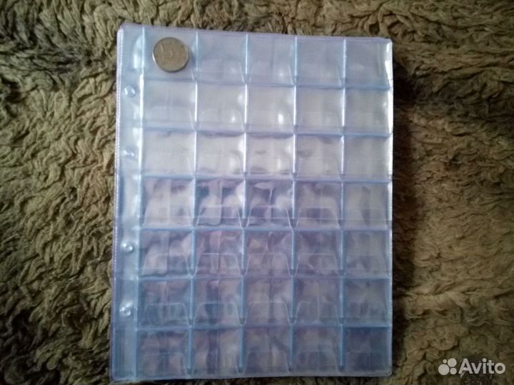 Листы для хранения монет, бон 