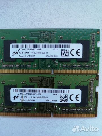 DDR4 4Gb mta4atf51264hz-2G3B1