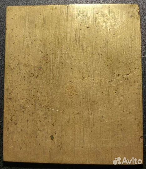 Литая медная икона xviii века