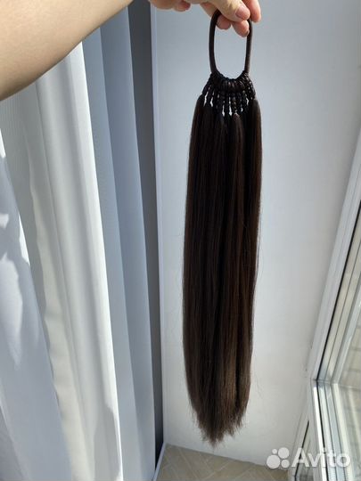 Накладной хвост шиньон