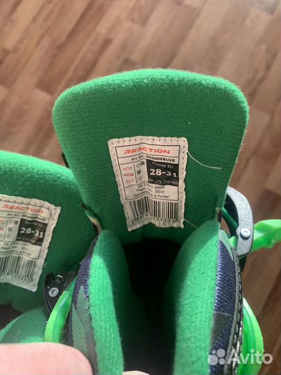 Детские Ролики роликовые коньки reaction 28-31