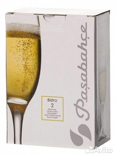 Набор бокалов для шампанского Pasabahçe Bistro 2