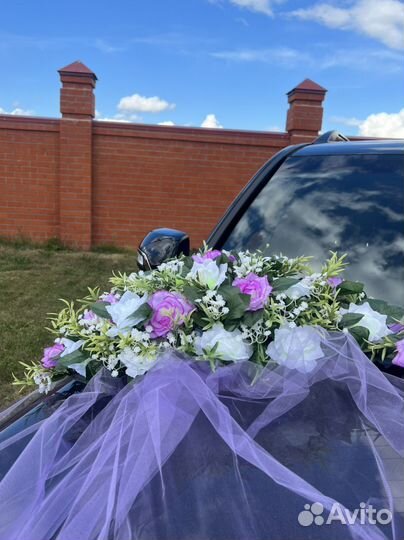 Свадебные украшения на машину аренда