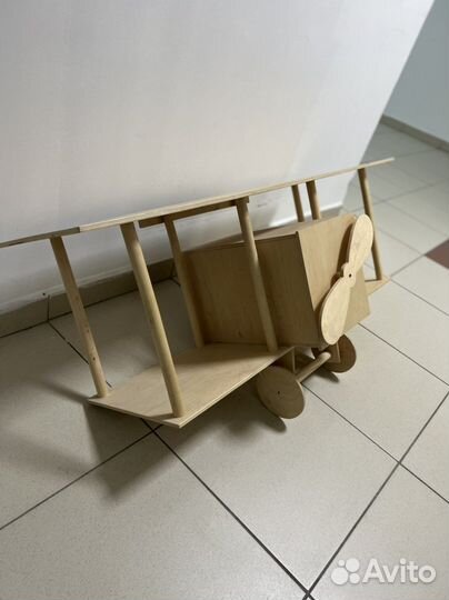 Самолет детский из дерева