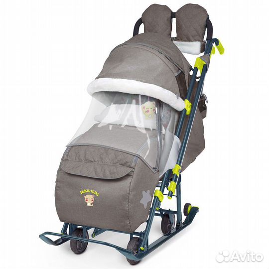Санки коляска nika