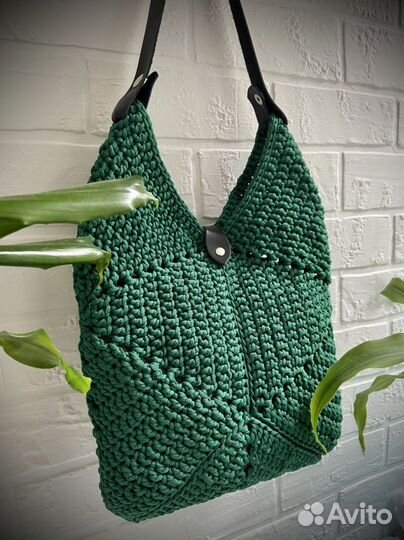 Вязанная сумка. Ручная работа