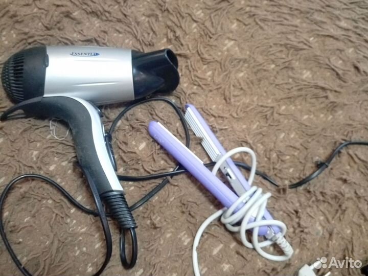 Фен и щипцы гофре