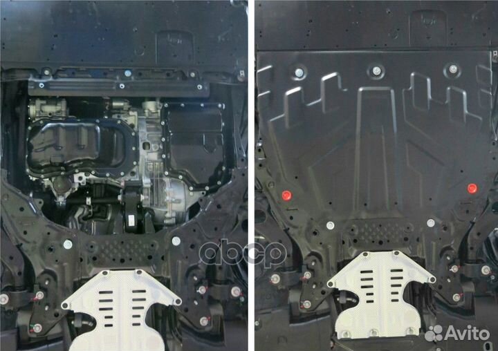 Защита картера и кпп mazda CX-5 11- (крепеж в к