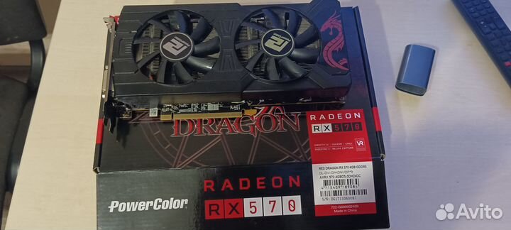 Видеокарта AMD RX570 (4Gb)