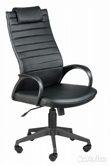 Кресло Квест ультра. Экокожа черный
