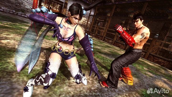 Tekken 6 Platinum, б/у, множ.царап., без обложки