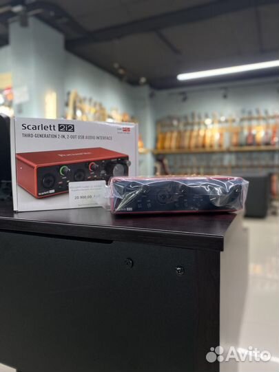 Focusrite scarlett 2i2 звуковая карта