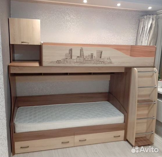 Кровать Чердак Детская «Орион» Тэкс