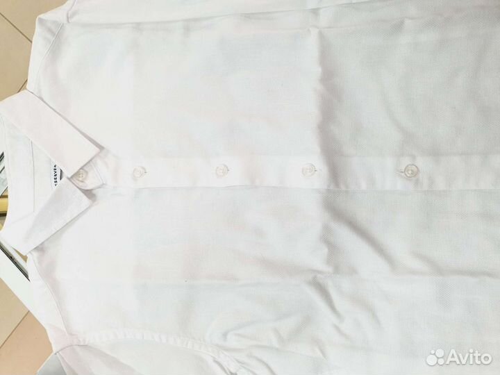 Рубашка белая reserved 146 см