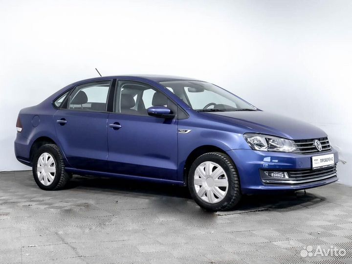 Volkswagen Polo 1.6 AT, 2018, 90 798 км