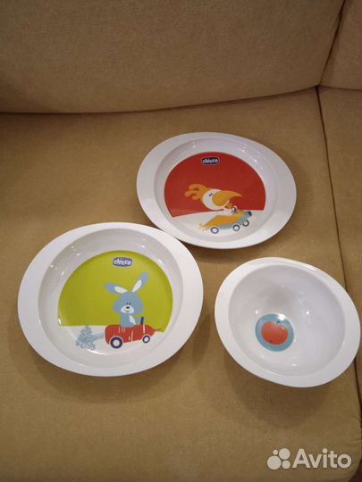 Набор детской посуды Chicco