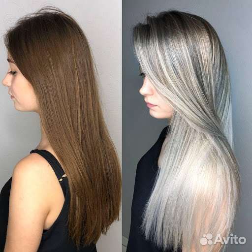 Окрашивание волос техника Air-toch