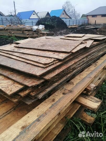 Продам листы OSB бу