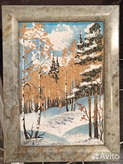 Картина на камне