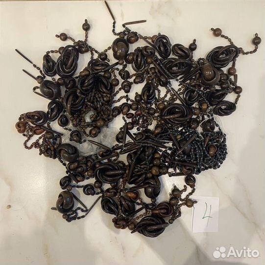 Деревянные бусины для поделок, 9 лотов