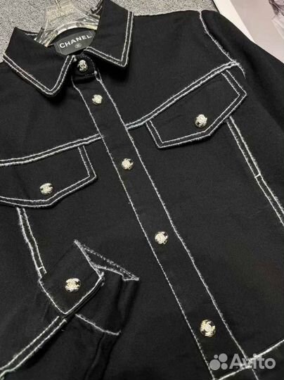 Джинсовая рубашка Chanel