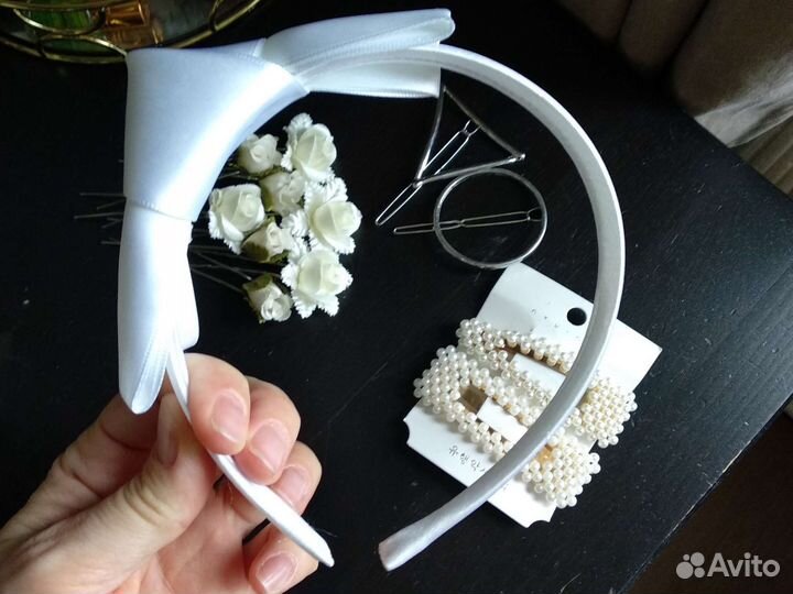 Аксессуары для волос шпильки ободок заколки жемчуг