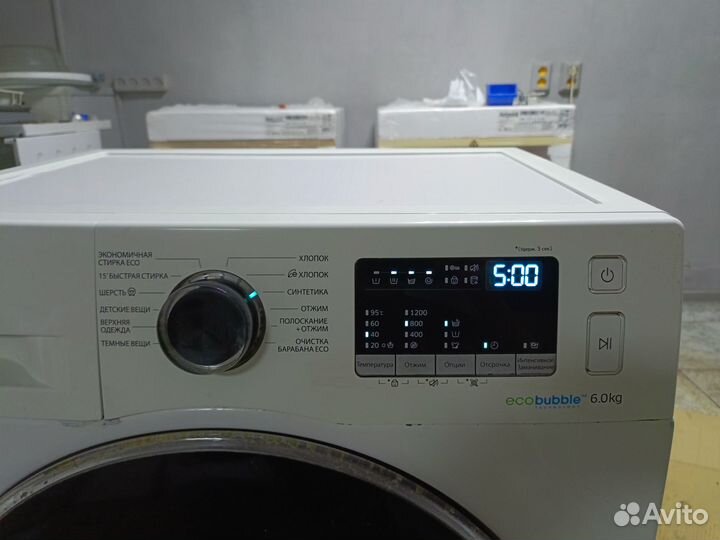 Стиральная машина Samsung 6 кг Ecobubble