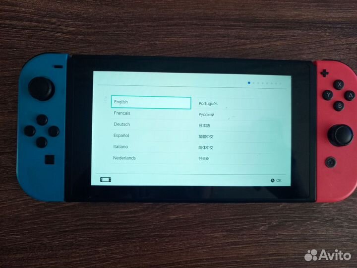 Nintendo switch Rev2 32гб +карта памяти 128гб