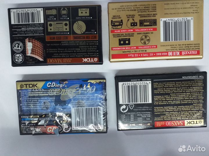 Аудиокассеты новые запечатанные