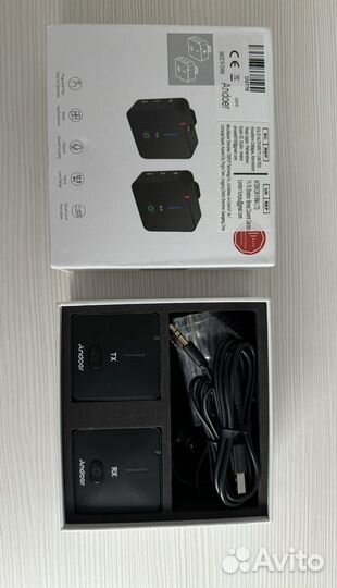 Микрофон беспроводной с петличкой. Andoer mx5