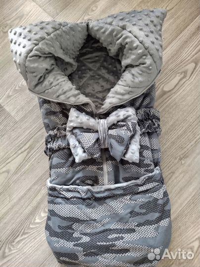 Конверт на выписку для мальчика зима