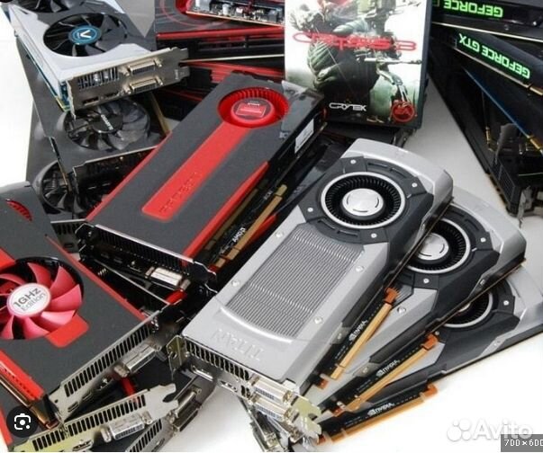 Видеокарты RTX3060, RX580, RTX3050 и т.п