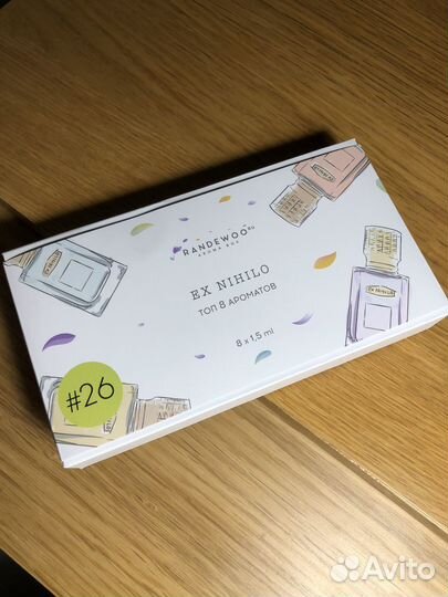 Aroma box ароматы Ex Nihilo