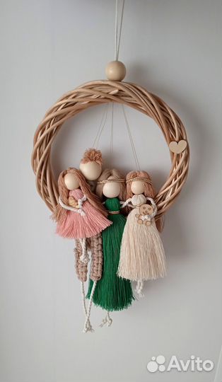 Обереги-семьи макраме