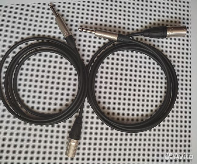 Кабели мониторные балансные Canare XLR-Jack TRS