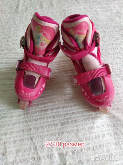 Ролики раздвижные для девочки 27-30
