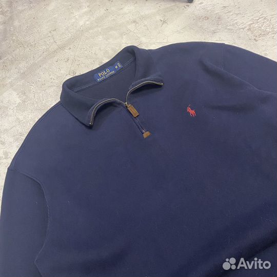 Свитер 1/4 zip Polo Ralf Lauren vintage freed old