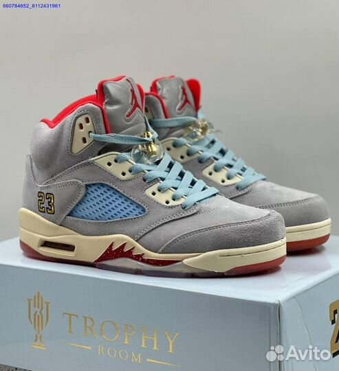 Кроссовки Trophy Room x Air Jordan 5 (Арт.31698)