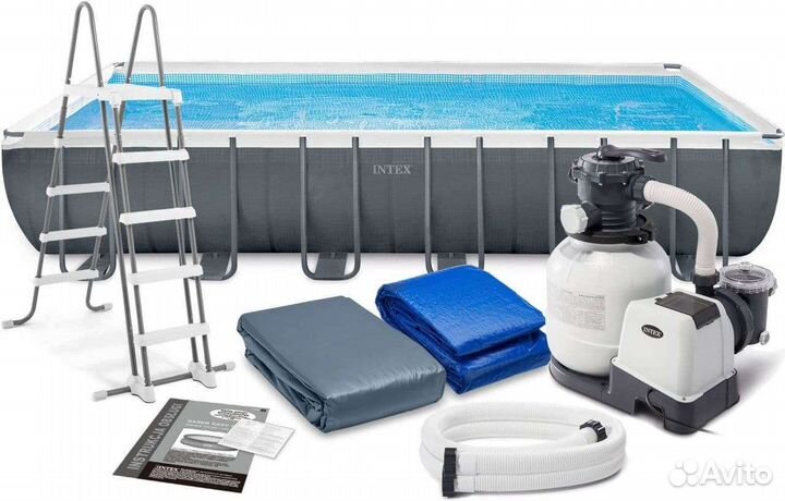 Каркасный бассейн 732 х 366 х 132 см intex 26364