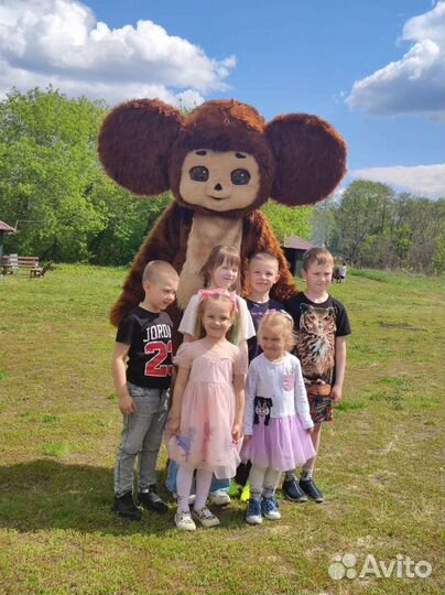 Ростовые куклы Чебурашка Супер Жорик Белый Медведь