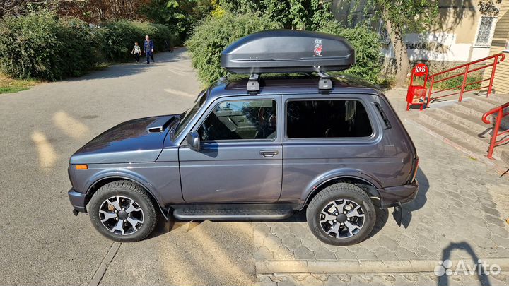 Автобокс на крышу Ваз Нива, 380 литров, 140 см