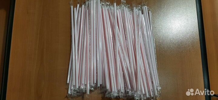 Трубочки для напитков в индивидуальной упаковке