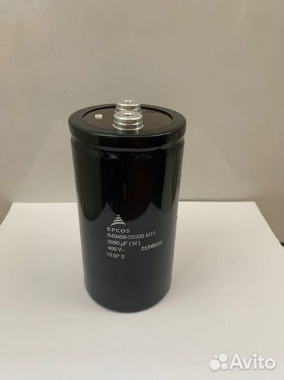 Конденсатор epcos 5000 mf 400 v