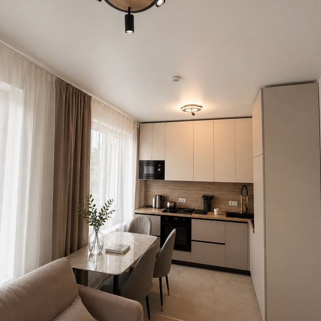1-к. апартаменты, 40 м², 5/15 эт.